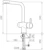 mora armatur Kitchen faucet rexx ma 707115.0011 dwc chro/black