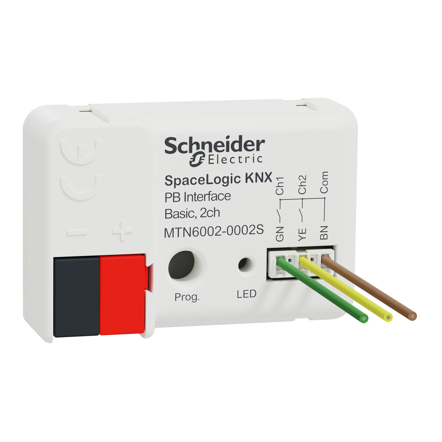 Spacelogic KNX pille basic 2 kanals, secure, hvit