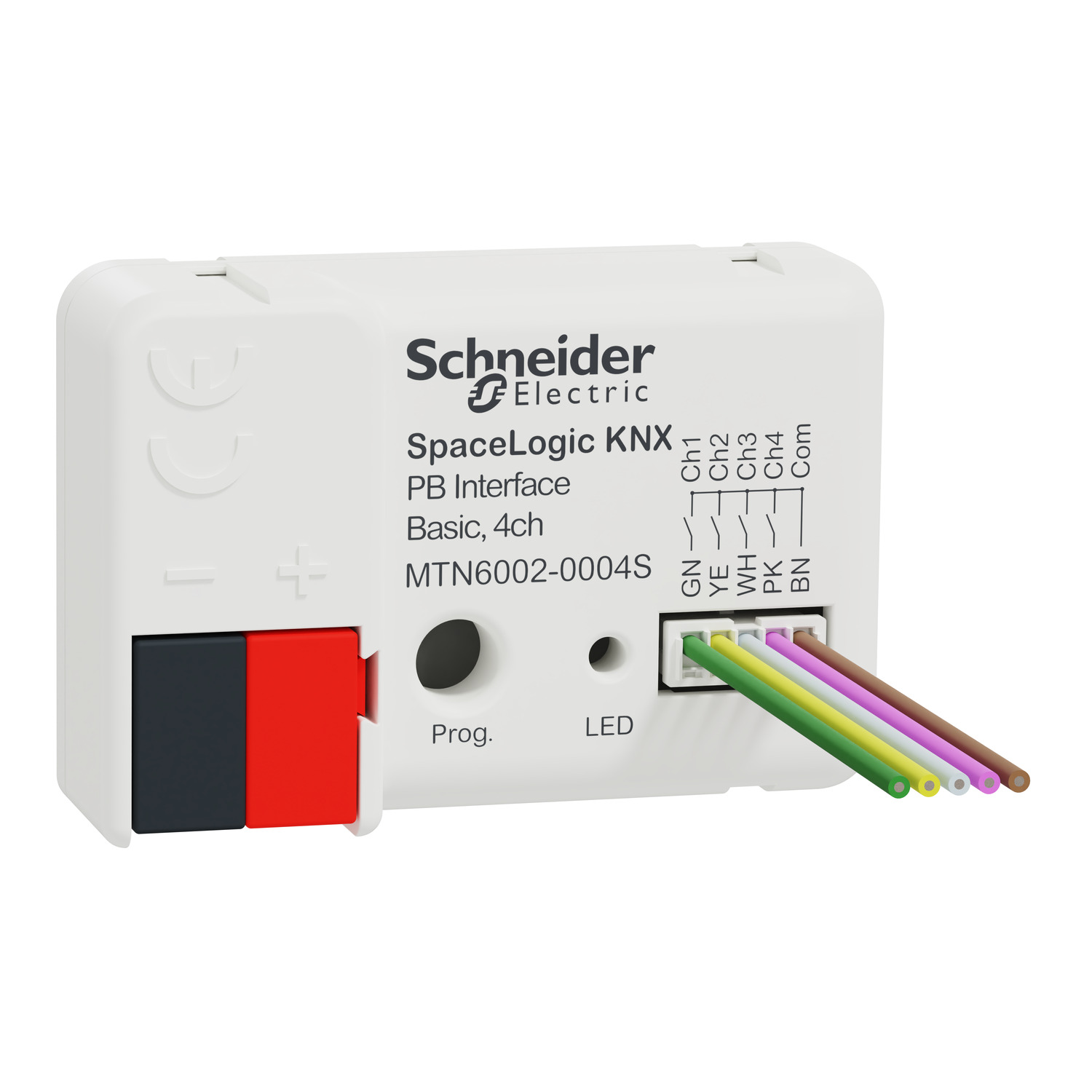 Spacelogic KNX pille basic 4 kanals, secure, hvit