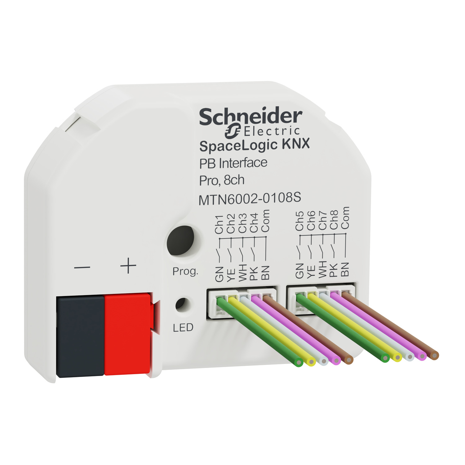 Spacelogic KNX pille pro 8 kanals, secure, hvit