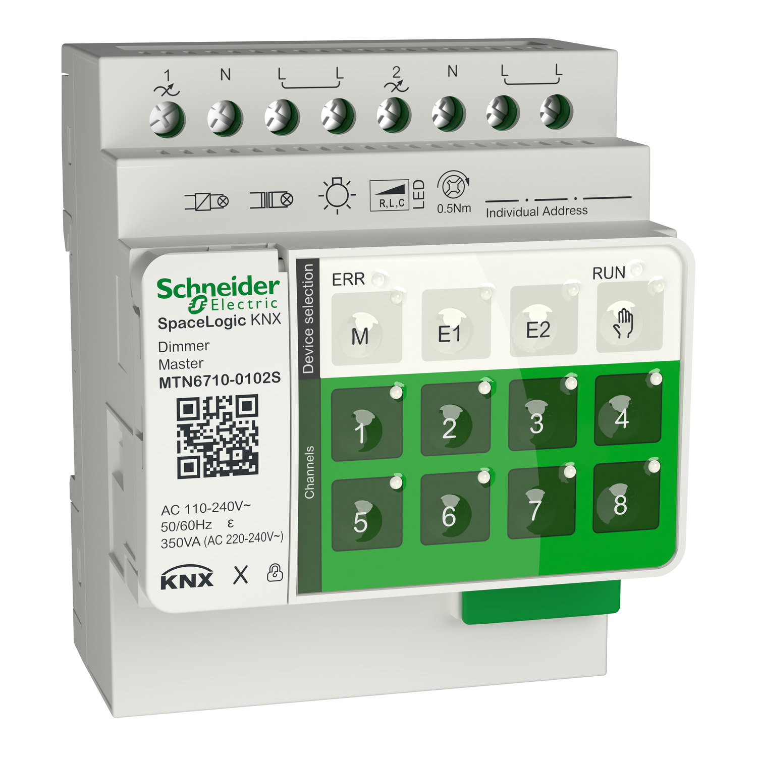 KNX universaldimmer Master 2 k for LED og dimbare laster