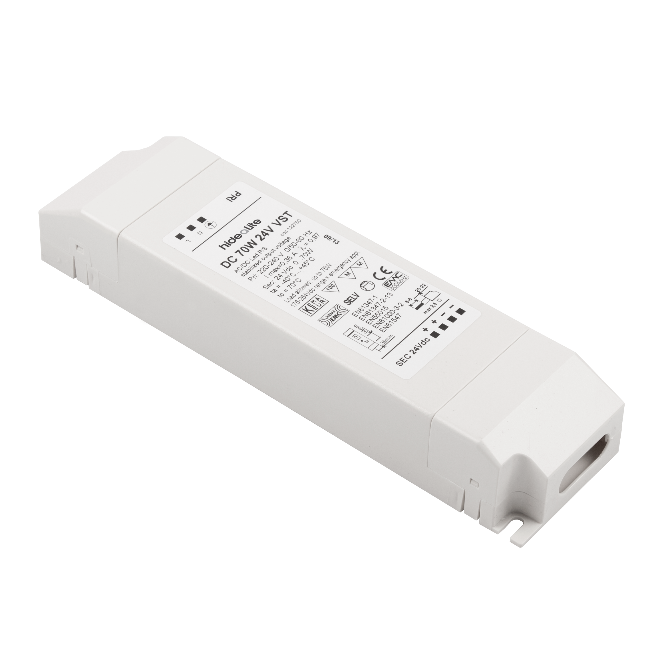 ELEKTRONISKT DRIFTDON LED TRAFO VST 24VDC 70W
