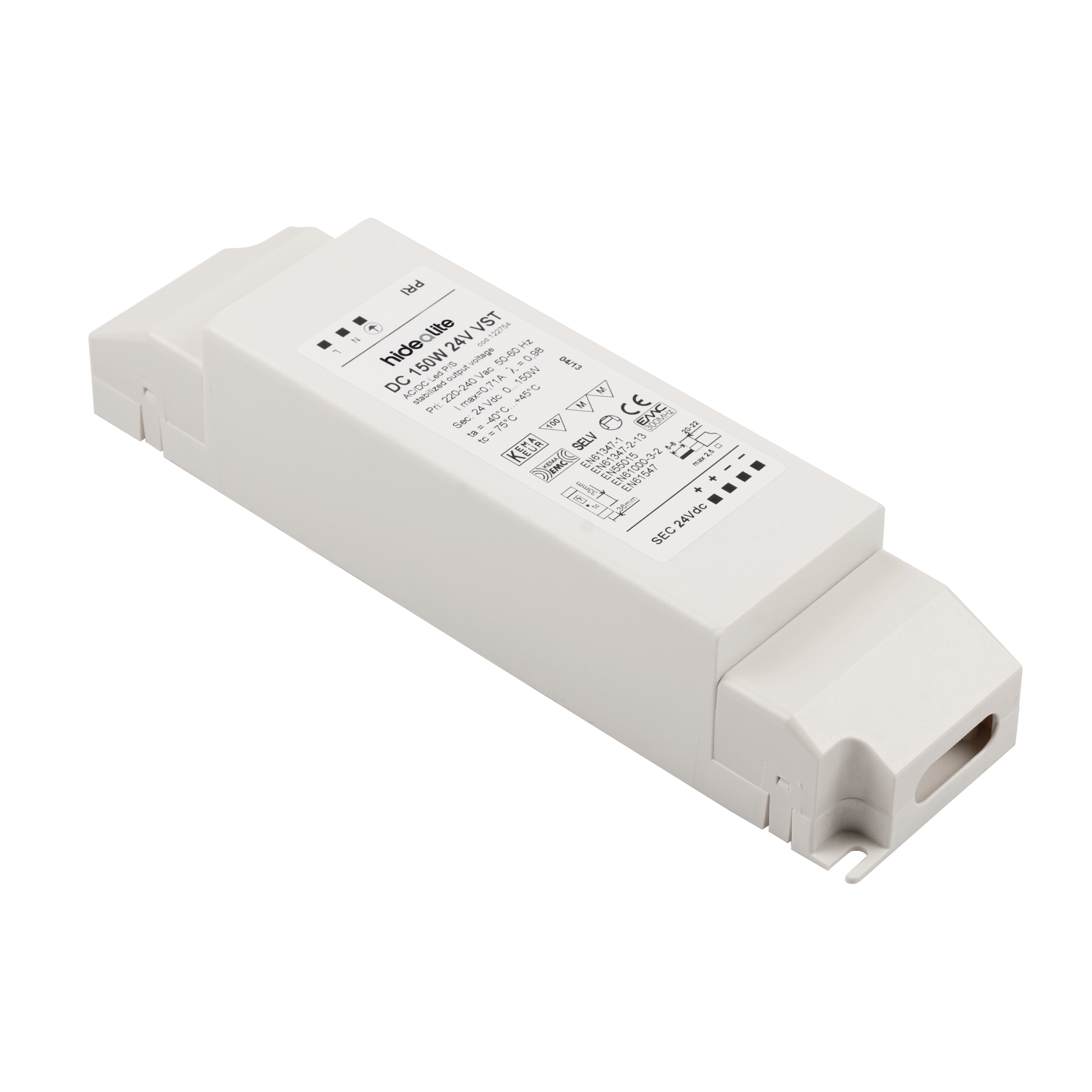 ELECTRONICAL BALLAST 24V 150W IP20