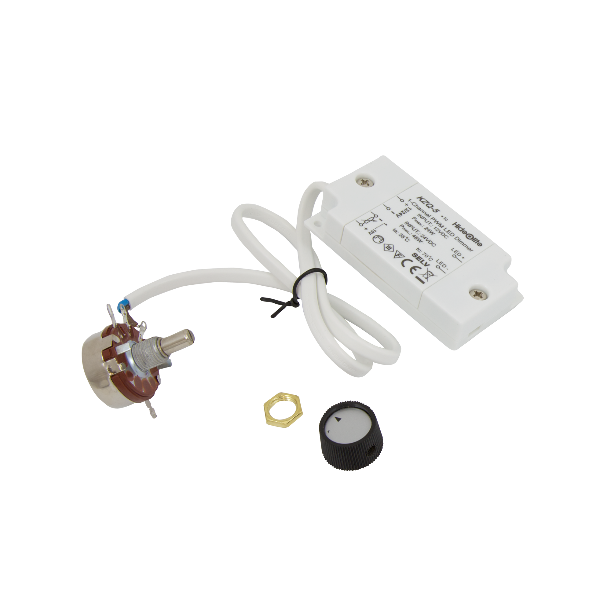 hide-a-lite Styrkomponent led dimmer kzq 12v/24v 24w/48w