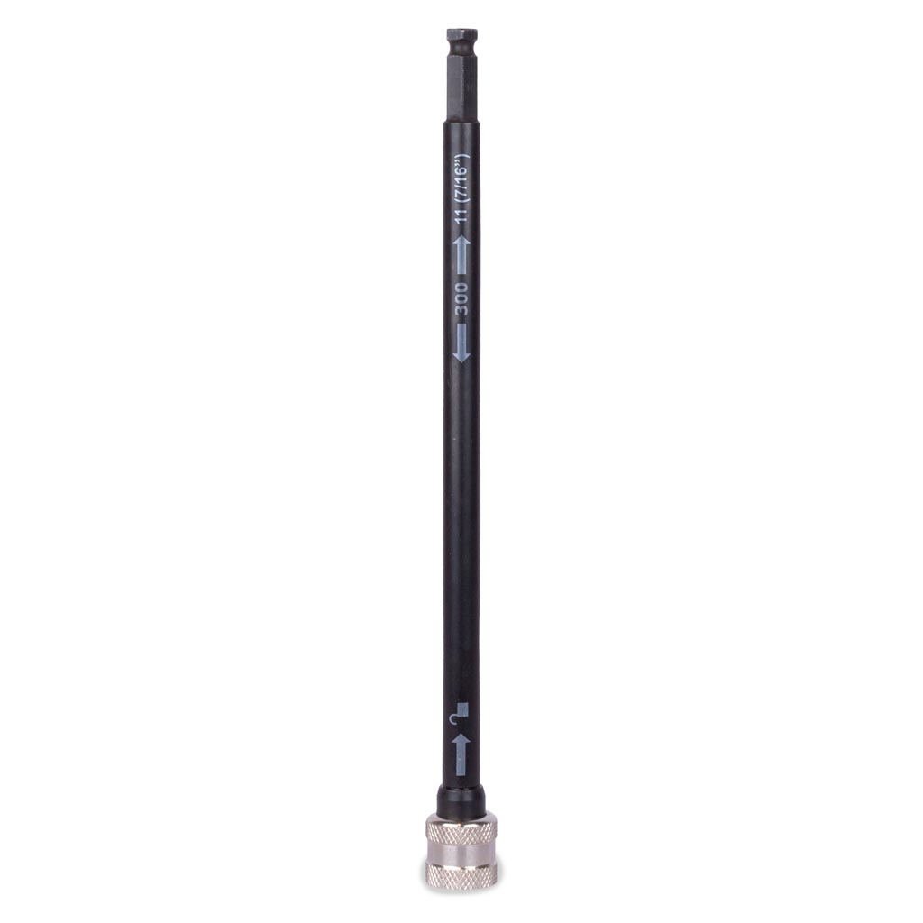 mandrex Hole saw arb ext. bar mandrex quicklock 300mm hex 8.5mm