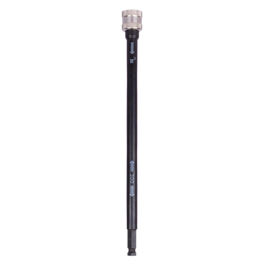 mandrex Hole saw arb ext. bar mandrex quicklock 300mm hex 8.5mm