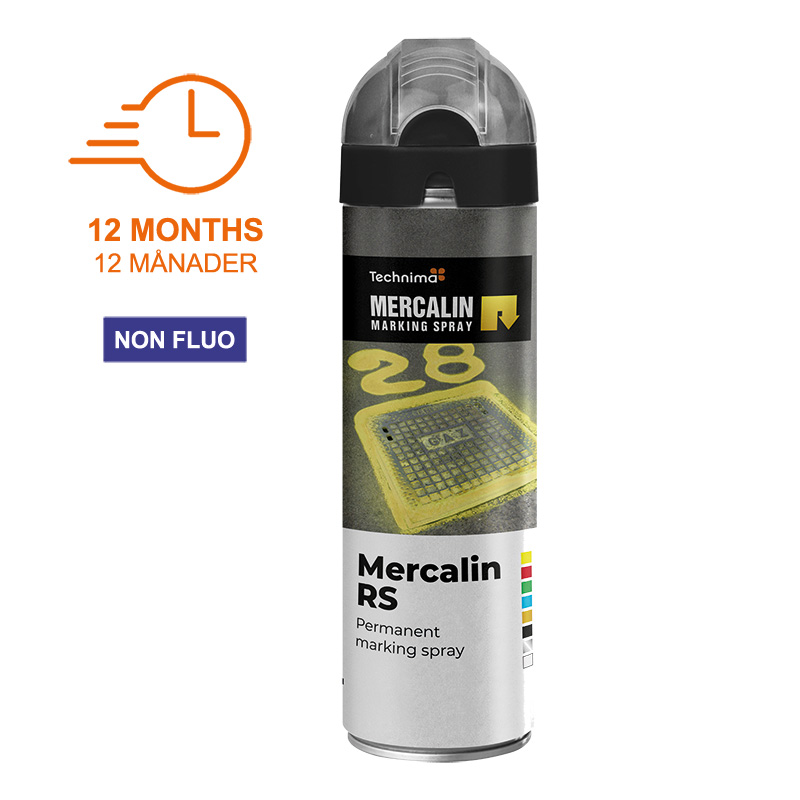 mercalin Märkspray mercalin 500ml svart