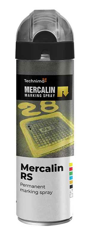 MÄRKSPRAY MERCALIN 500ML SVART