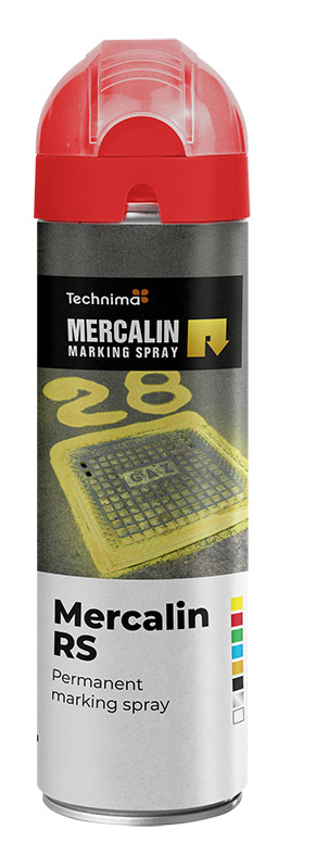 MÄRKSPRAY MERCALIN 500ML RÖD