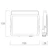 sylvania Floodlight start flood flat start flood flat ip65 2850lm 8