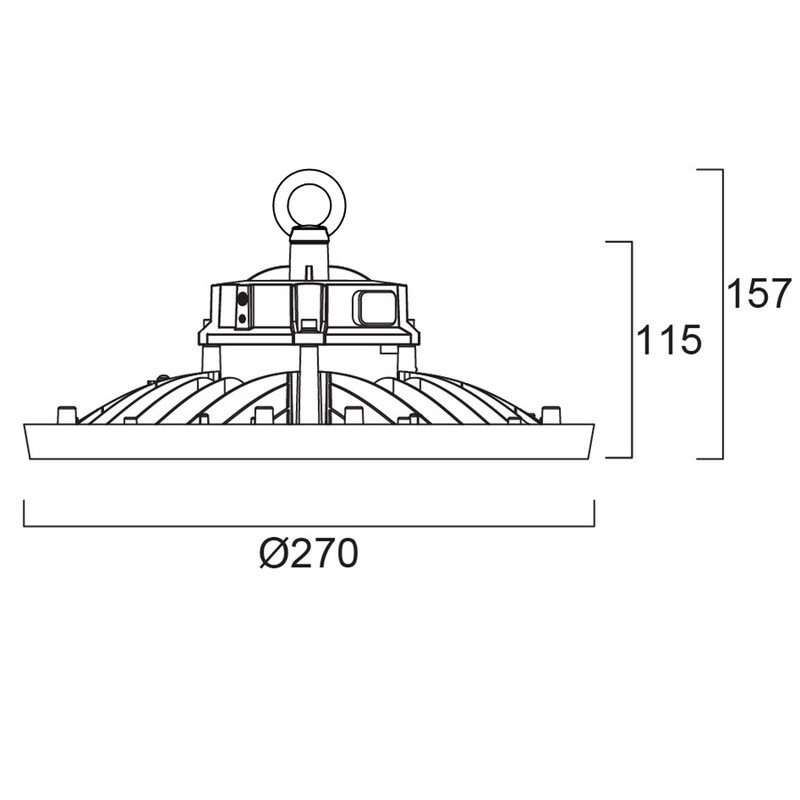 sylvania Syväsäteilijä start highbay 270 ip65 11000-20000lm 840/865