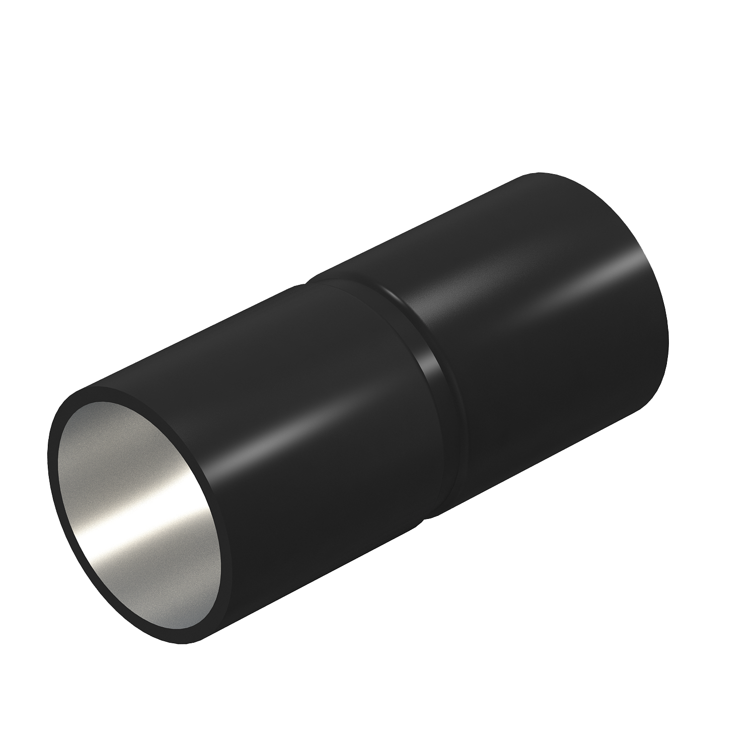 Muffe 32 mm Sort