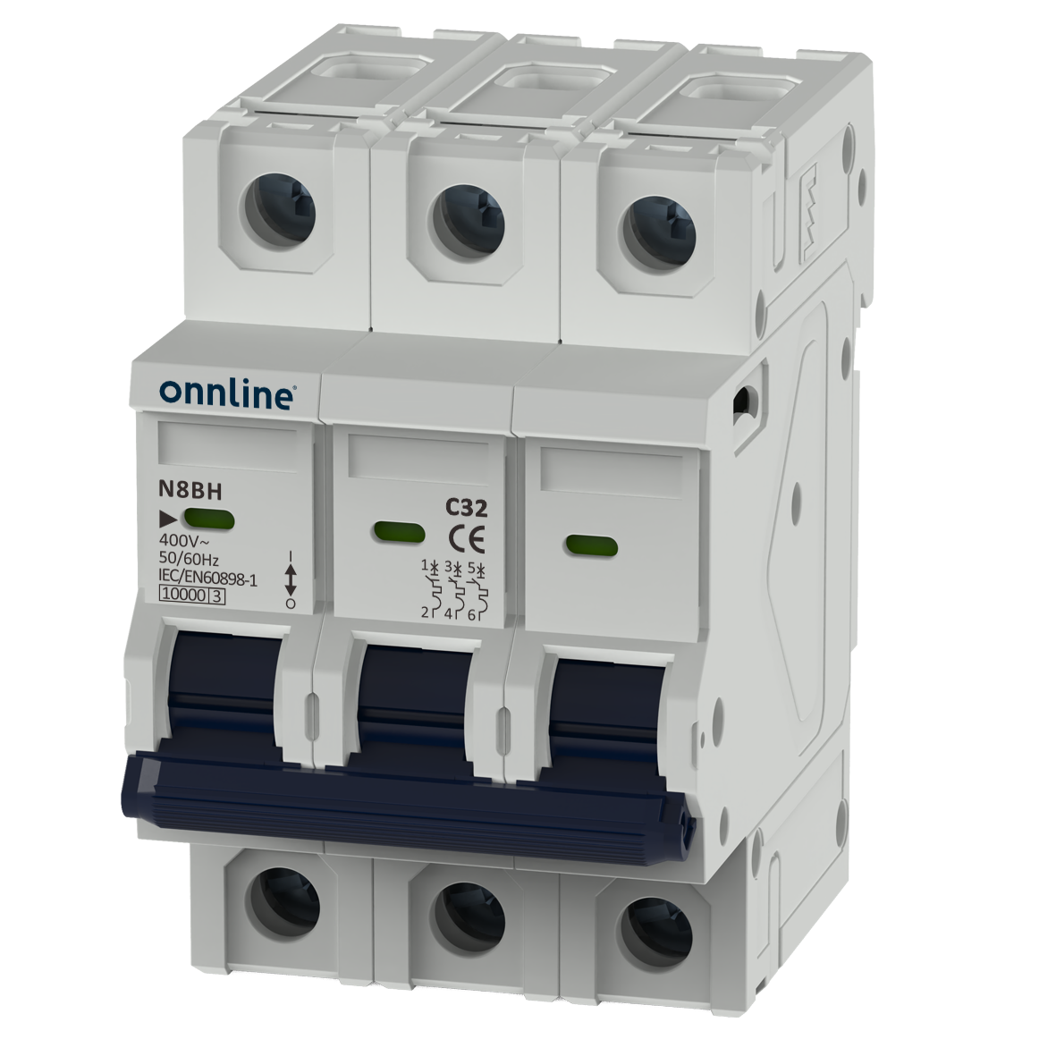 Onnline Overbelastningsvern 3P 32A 10KA