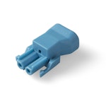 BLUE INSTALLATION COUPLER 2-WAY RECEPTACLE WITH STRAIN-R