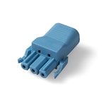 BLUE INSTALLATION COUPLER 3-WAY RECEPTACLE WITH S-R