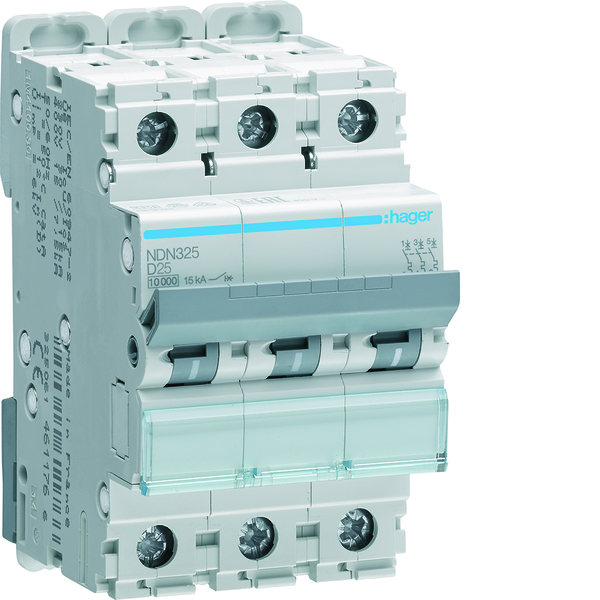 AUTOMATSIKR. 3X25A D-KAR 10KA NDN325 HAGER