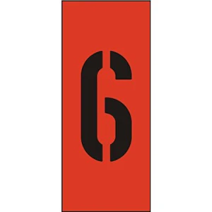 linjeservice Merkesk.rød h-25 tall 6/9