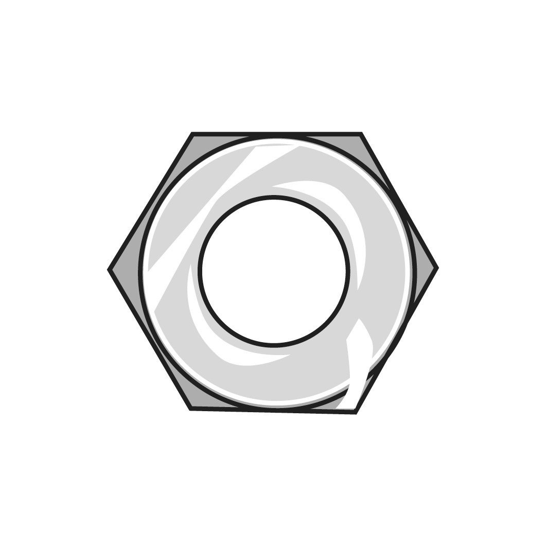 MUTTER SS M10X17 ØGLÆND SYSTEM