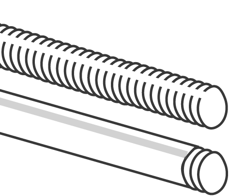 GJENGESTAG M10 L=2000MM PG S-M TR-10-2000 ØGLÆND