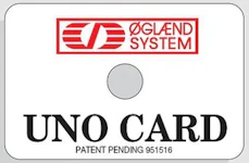UNO CARD PLAST UNO CARD ØGLÆND SYSTEM
