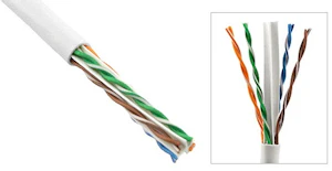 foss Kabel kat6 utp 4par lszh hvit