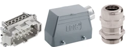 KIT 10PIN HAN PLUGG SIDE M25 EPIC KIT HAN H-BE 10 SS