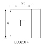 MODUL ED320T4 FOR T4, 3P 2CPX037827R9999