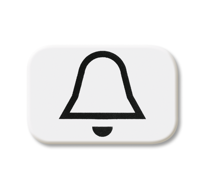 KLOKKESYMBOL JUSSI, HVIT 2525 KI-214