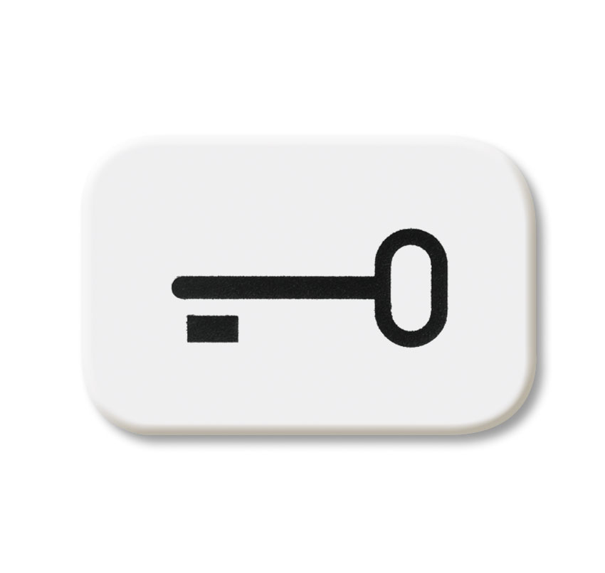 NØKKELSYMBOL JUSSI HVIT 2525 TR-214