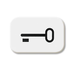abb Nøkkelsymbol jussi hvit 2525 tr-214