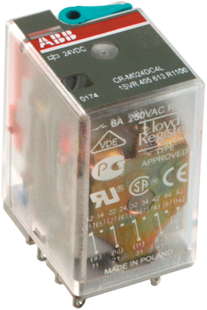abb Pistokantarele abb 48vac,4c/o,6a
