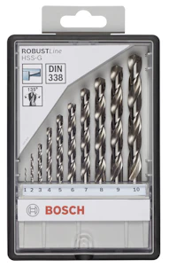 bosch Urbju komplekts metālam hss-g, 1/2/3/4/5/6/7/8/9/10mm