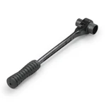 Skrallenøkkel dobbel 27/30mm gummihåndtak