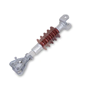 ensto Henge-/pendelisolator m/klemme for blank line, ø6,3-20,2mm