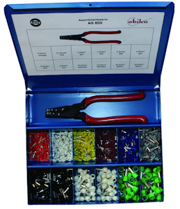 abiko Sortimentskrin stål endehylser 0,5-16mm²
