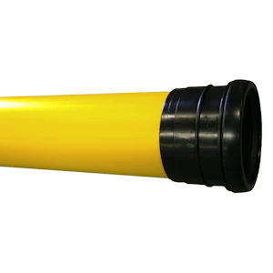 pipelife 110/3,8-6m pp kabelrør gul 155124 pipelife norge as
