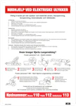 VARSELSKILT ULYKKE V.STRØM HN-10