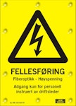 FELLESFØRING - FIBEROPTIKK-HS HN1F LINJESERVICE