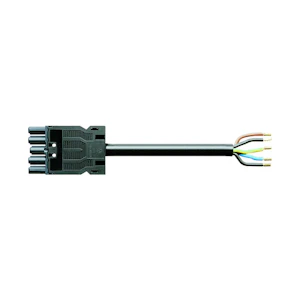 efa elektro Gst18i5 2.5 hun-fri 1m sort 92.258.1003.1 wieland