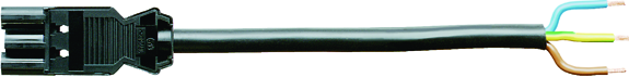 GST18I3 1.5 HAN-FRI 0,2M SORT 92.232.0204.1 WIELAND