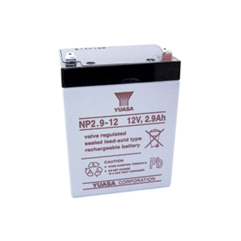 BATTERI BLY 12 VOLT 2,9 AT NP 2,9-12 YUASA