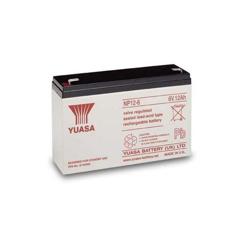 BATTERI BLY 6 VOLT 12 AT NP 12-6 YUASA