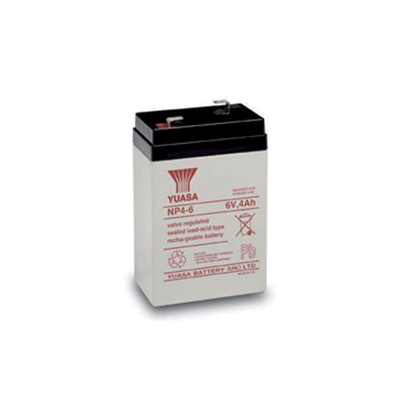 BATTERI BLY 6 VOLT 4 AT NP 4-6 YUASA