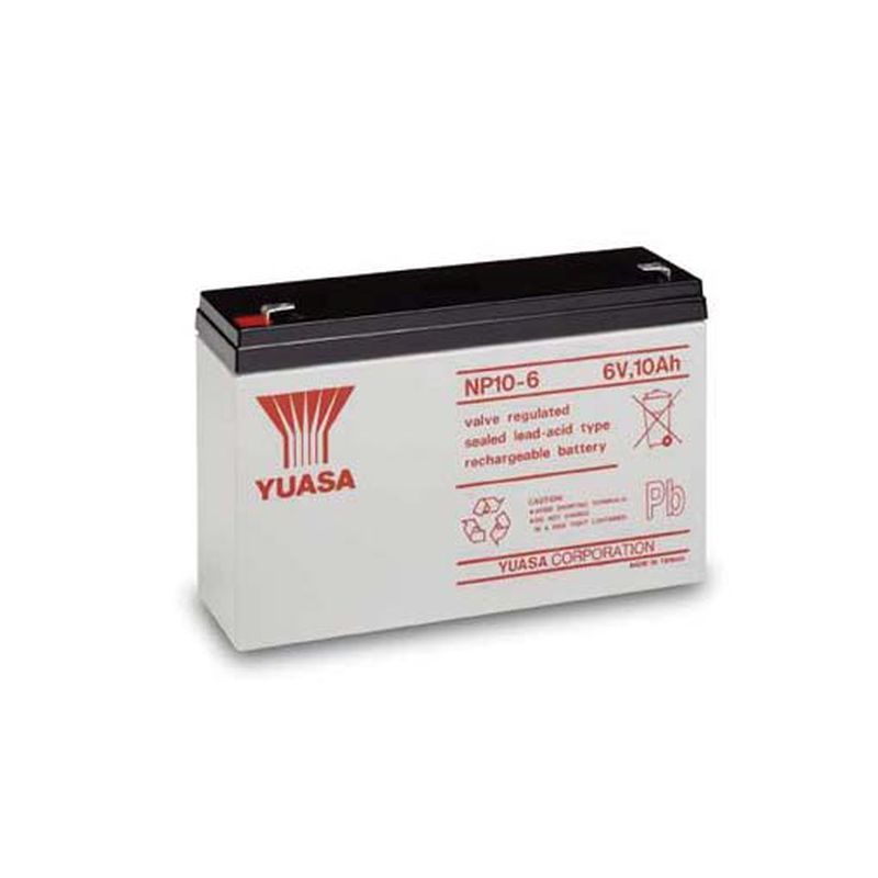BATTERI BLY 6 VOLT 10 AT NP 10-6 YUASA
