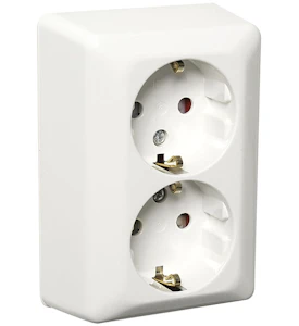 schneider electric Rs1090pt stikkontakt 2x16/2 + j ph