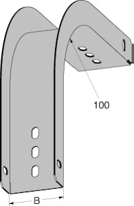 elis elektro Nedføringsbøy mp-492 h 50mm mp bolagen