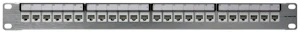 lanse Patchpanel 19" 24xkat.6 utp alu 1u keystone quickcompact