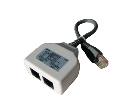 SPLITTLEDD RJ45 2XTELE LANSE