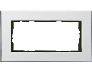 function 2-hulls ramme åpen hvitt glass gira