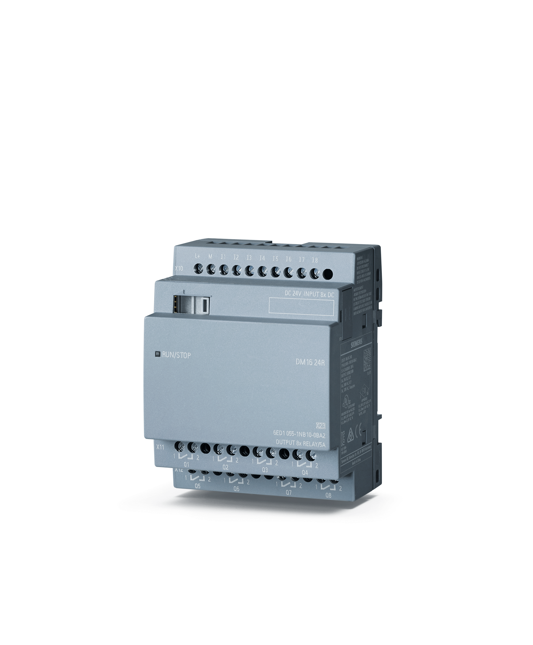 siemens Logo! dm16 24r, 8 di/8 do 6ed1055-1nb10-0ba2 as